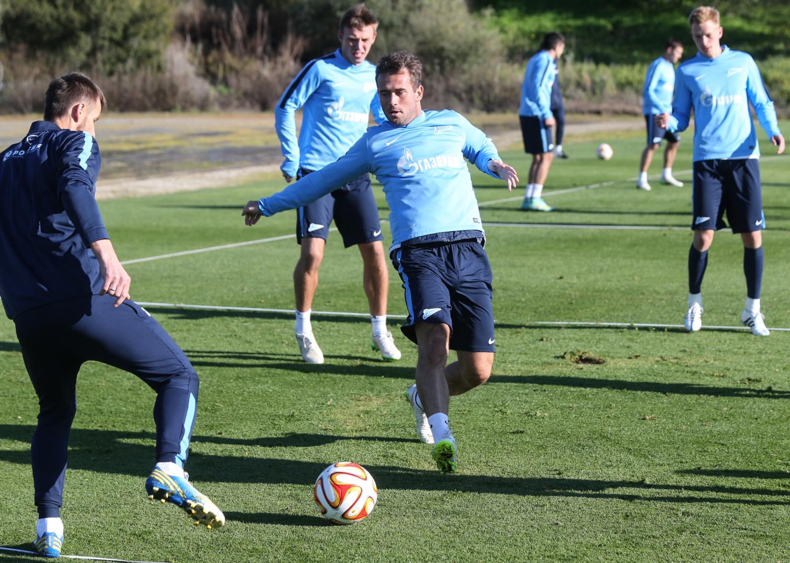 Сборы в Испании: 6 февраля, вечерняя тренировка