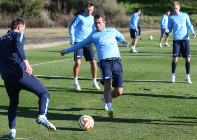 Сборы в Испании: 6 февраля, вечерняя тренировка