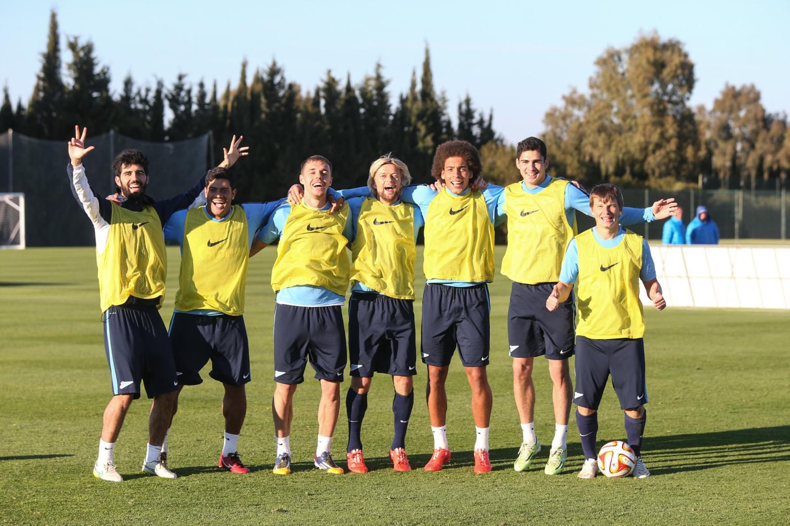 Сборы в Испании: 6 февраля, вечерняя тренировка