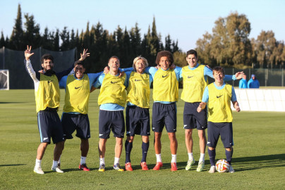 Сборы в Испании: 6 февраля, вечерняя тренировка