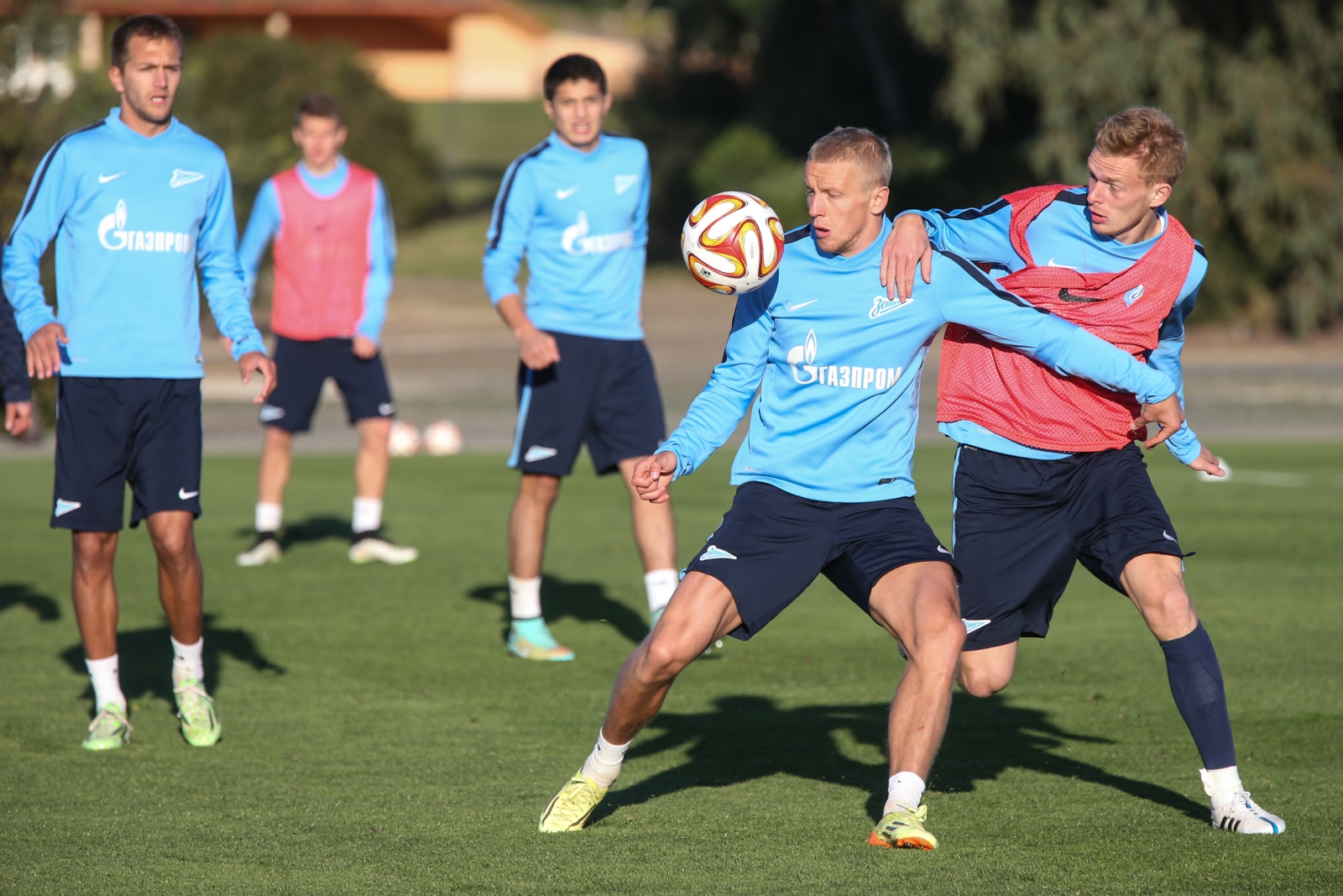 Сборы в Испании: 6 февраля, вечерняя тренировка