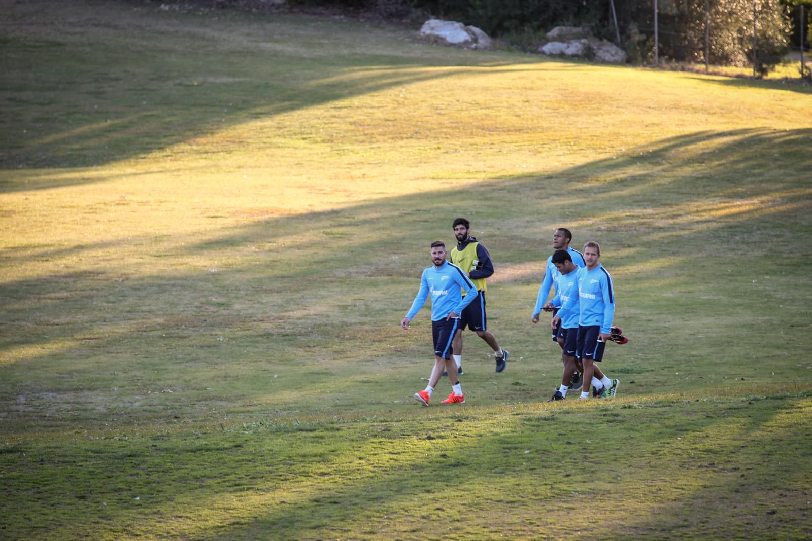 Сборы в Испании: 6 февраля, вечерняя тренировка