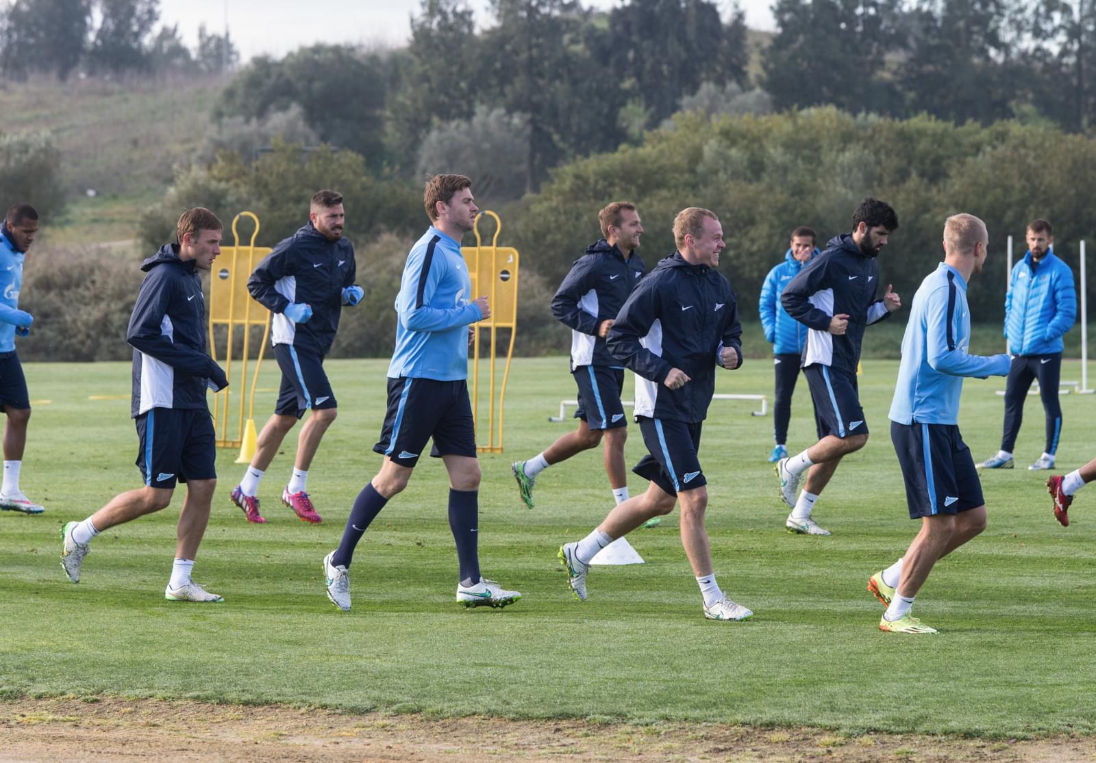 Сборы в Испании: 8 февраля, утренняя тренировка