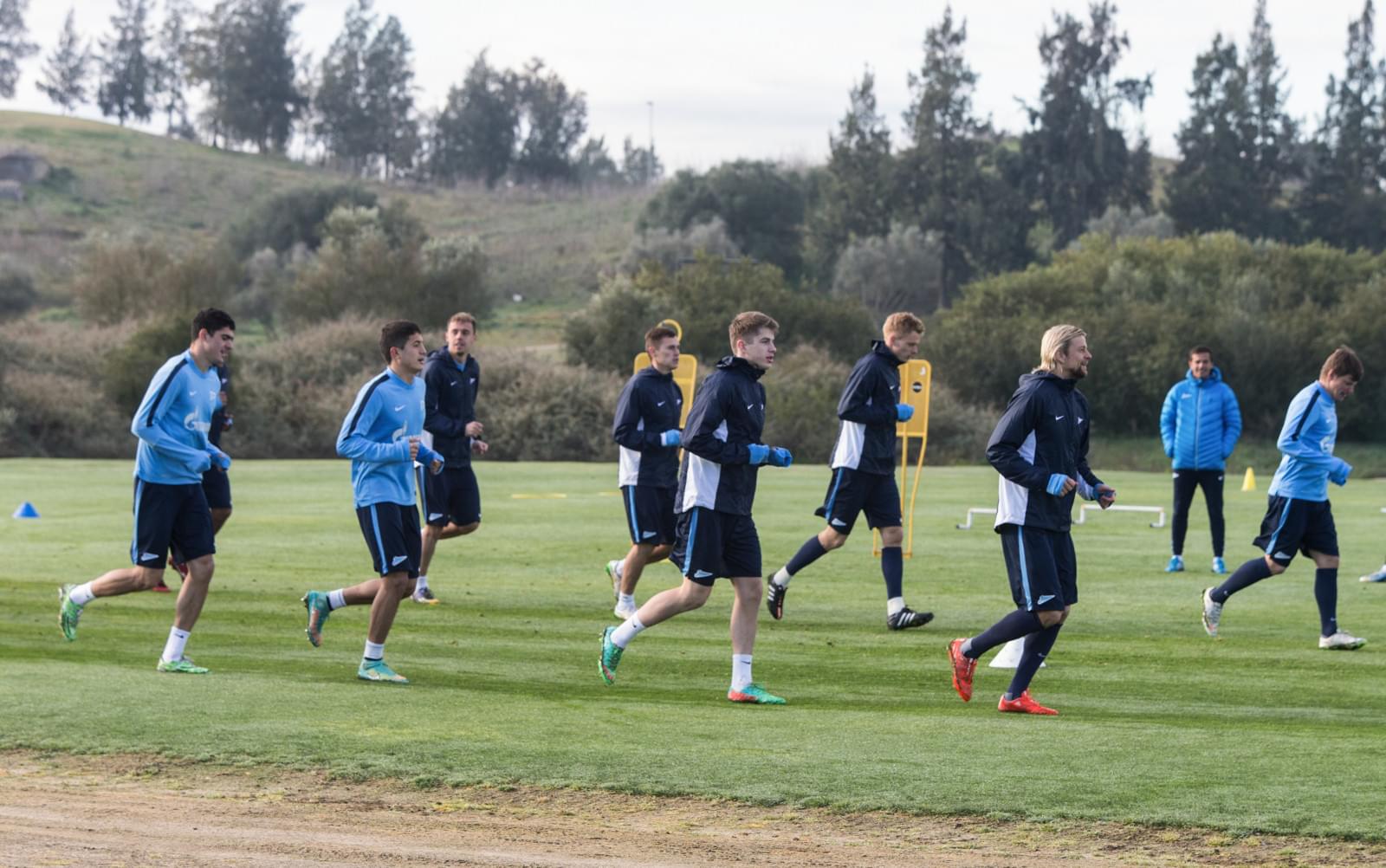 Сборы в Испании: 8 февраля, утренняя тренировка