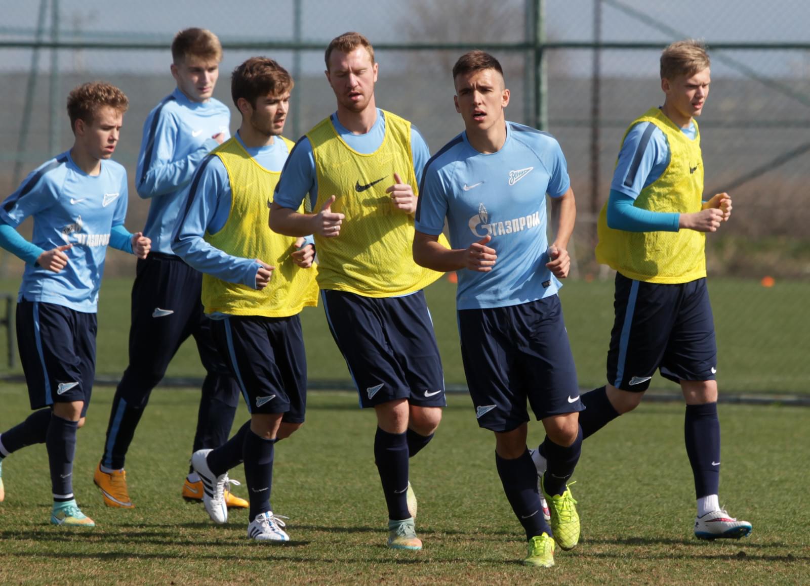 «Тренировка „Зенита“-м в Турции 16 февраля