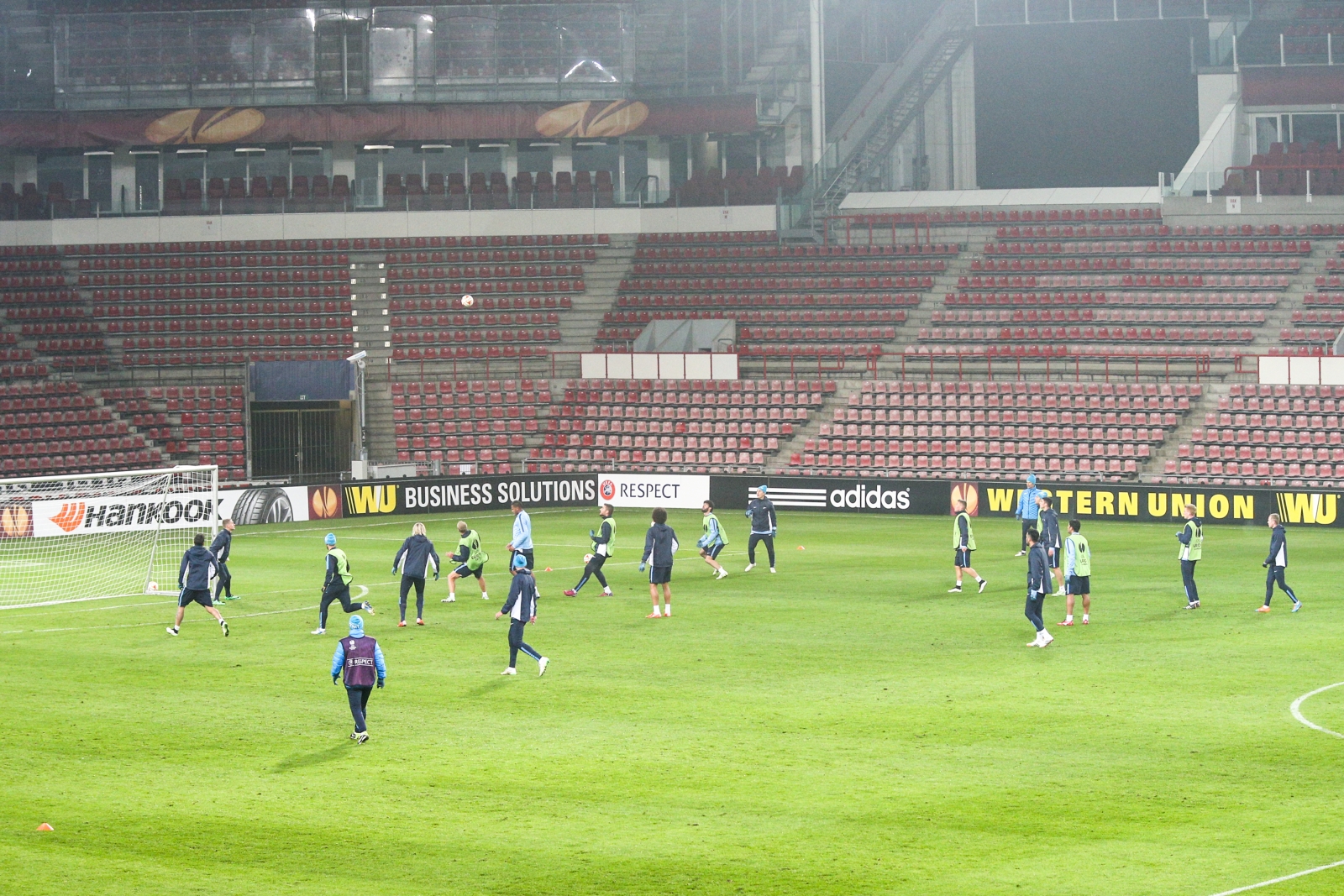 Открытая тренировка перед матчем с ПСВ