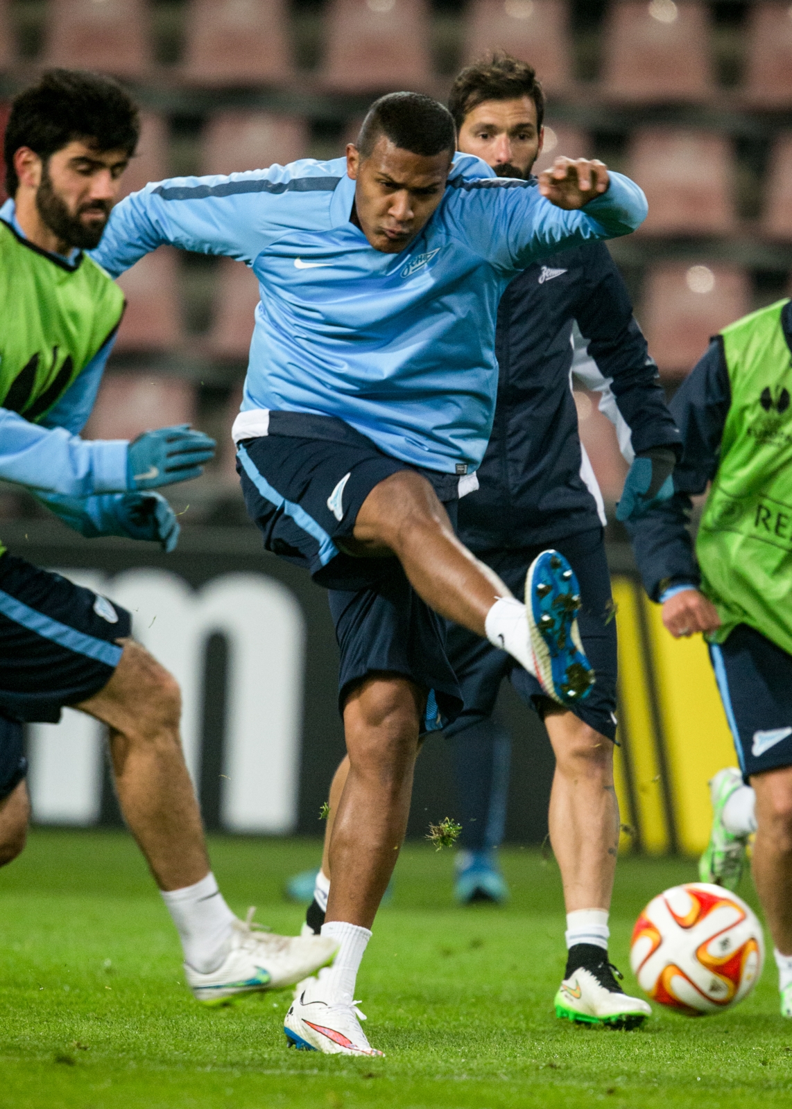 Открытая тренировка перед матчем с ПСВ