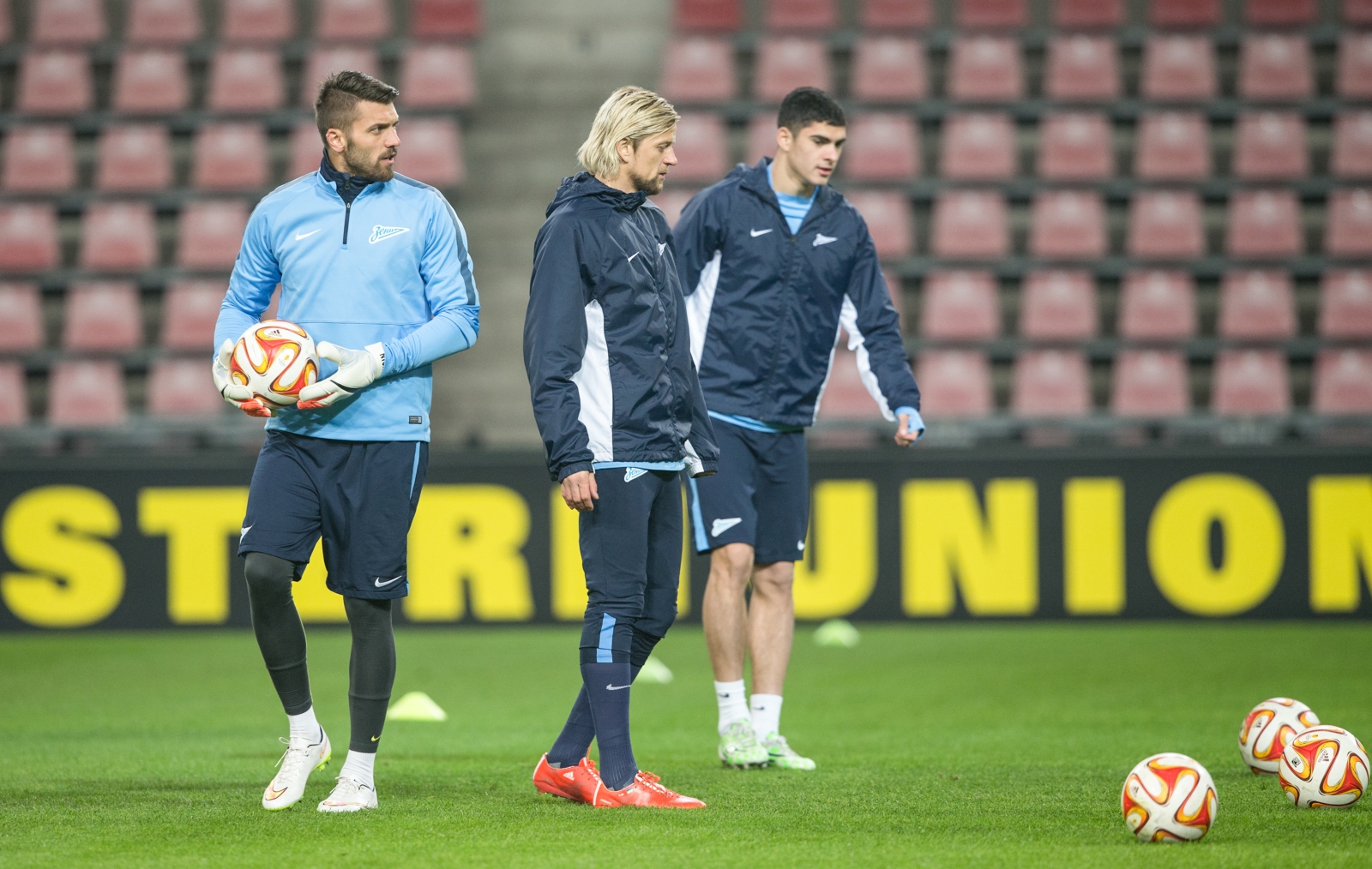 Открытая тренировка перед матчем с ПСВ