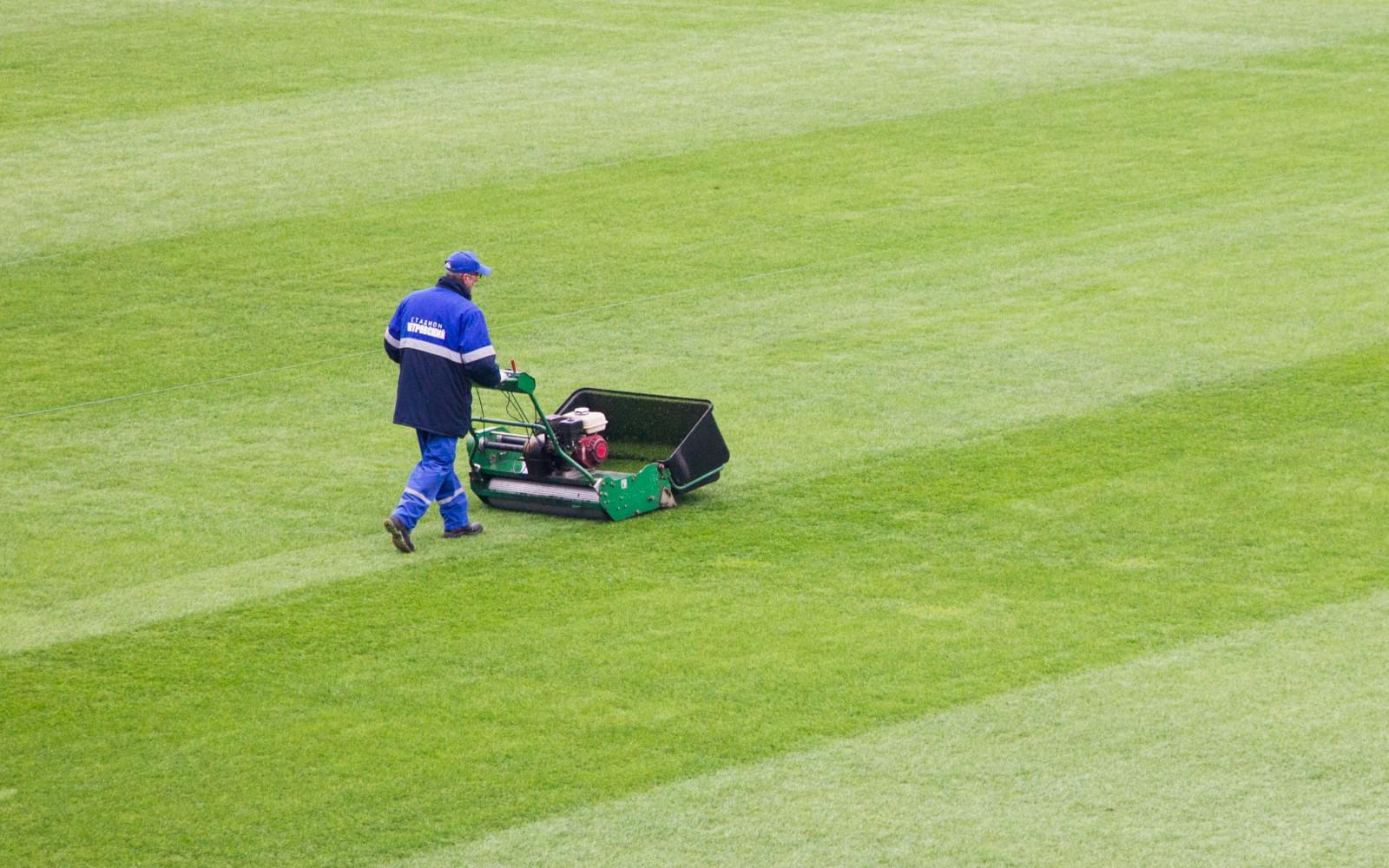 Стадион «Петровский» накануне матча Лиги Европы УЕФА, ПСВ — «Зенит»