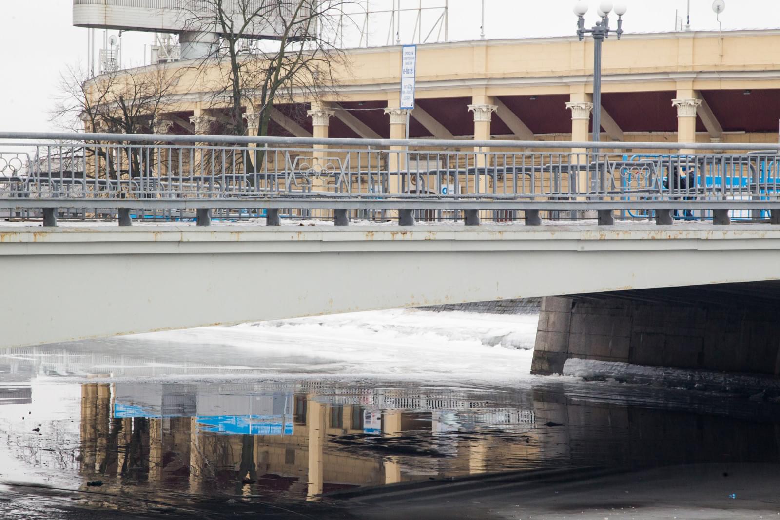 Стадион «Петровский» накануне матча Лиги Европы УЕФА, ПСВ — «Зенит»