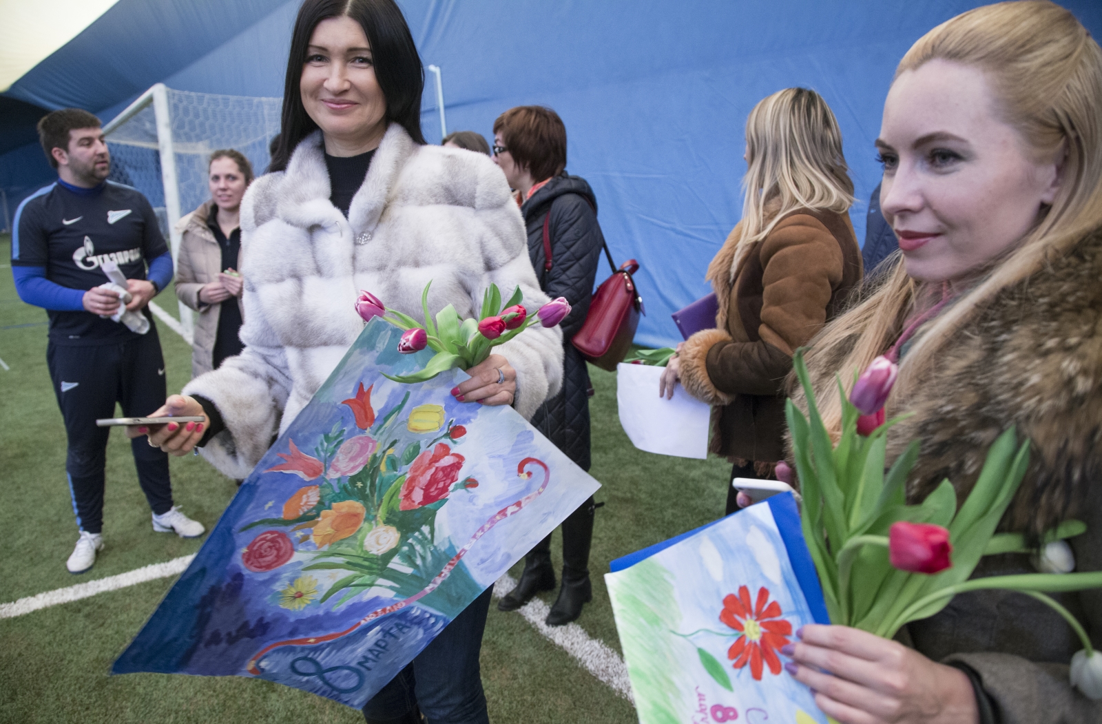 Воспитанники Академии «Зенита» поздравили мам с праздником 8 Марта