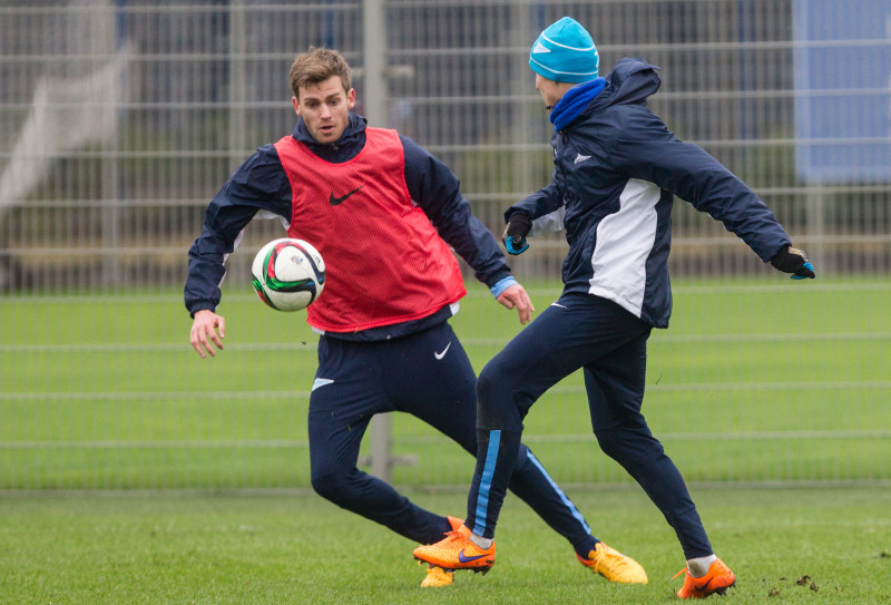 Открытая тренировка «Зенита» перед матчем с ЦСКА