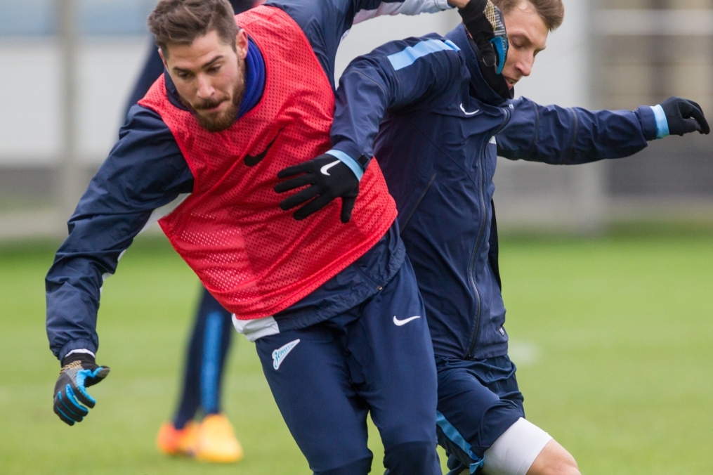 Открытая тренировка «Зенита» перед матчем с ЦСКА