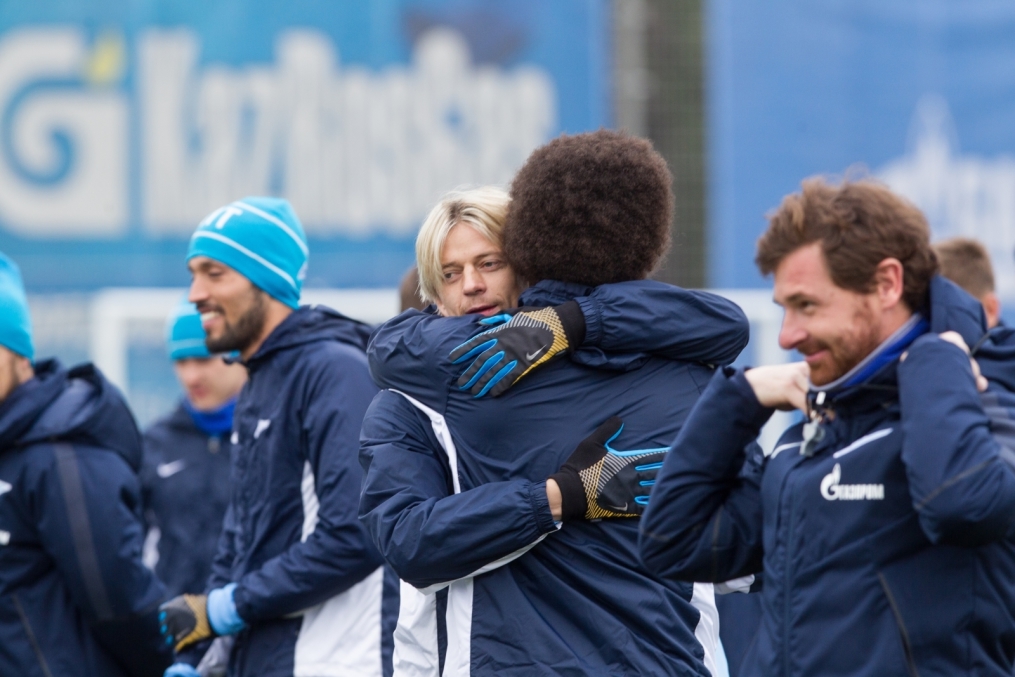 Открытая тренировка «Зенита» перед матчем с ЦСКА