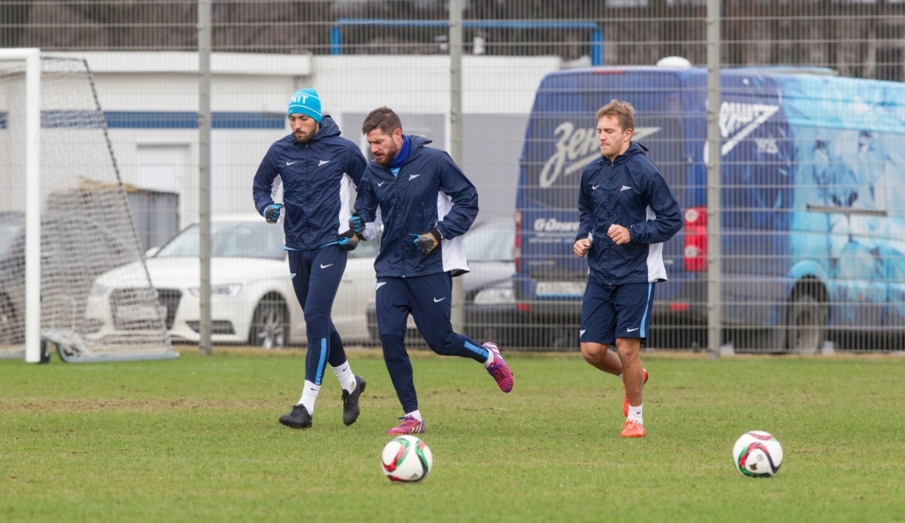 Открытая тренировка «Зенита» перед матчем с ЦСКА