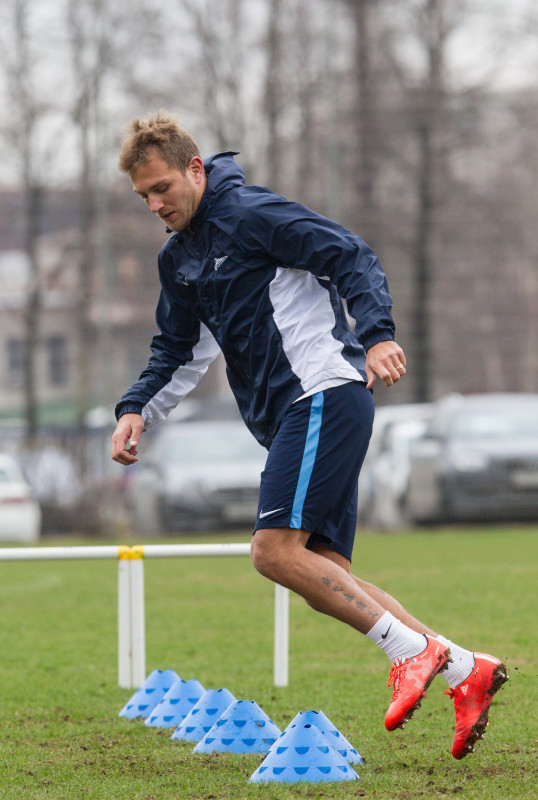 Открытая тренировка «Зенита» перед матчем с ЦСКА