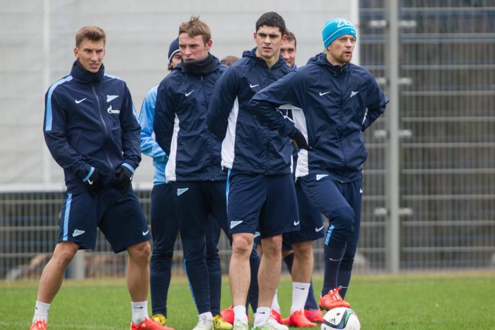 Открытая тренировка «Зенита» перед матчем с ЦСКА