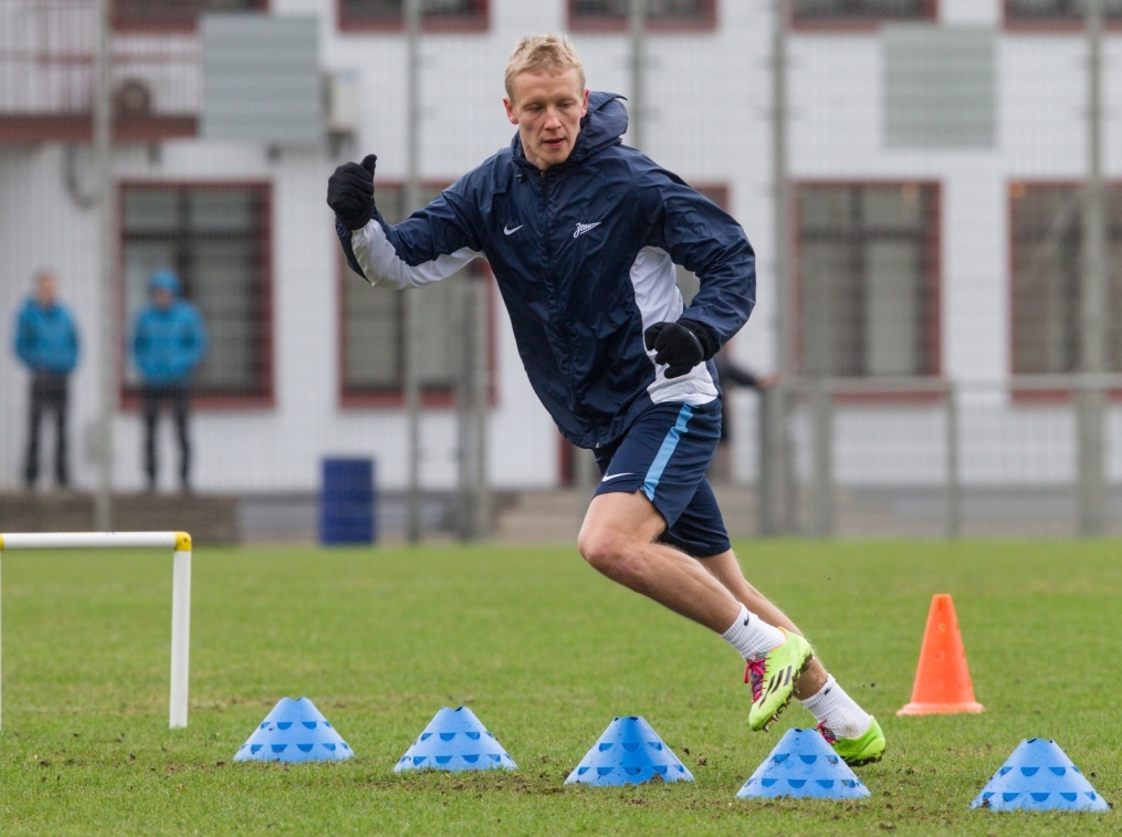 Открытая тренировка «Зенита» перед матчем с ЦСКА