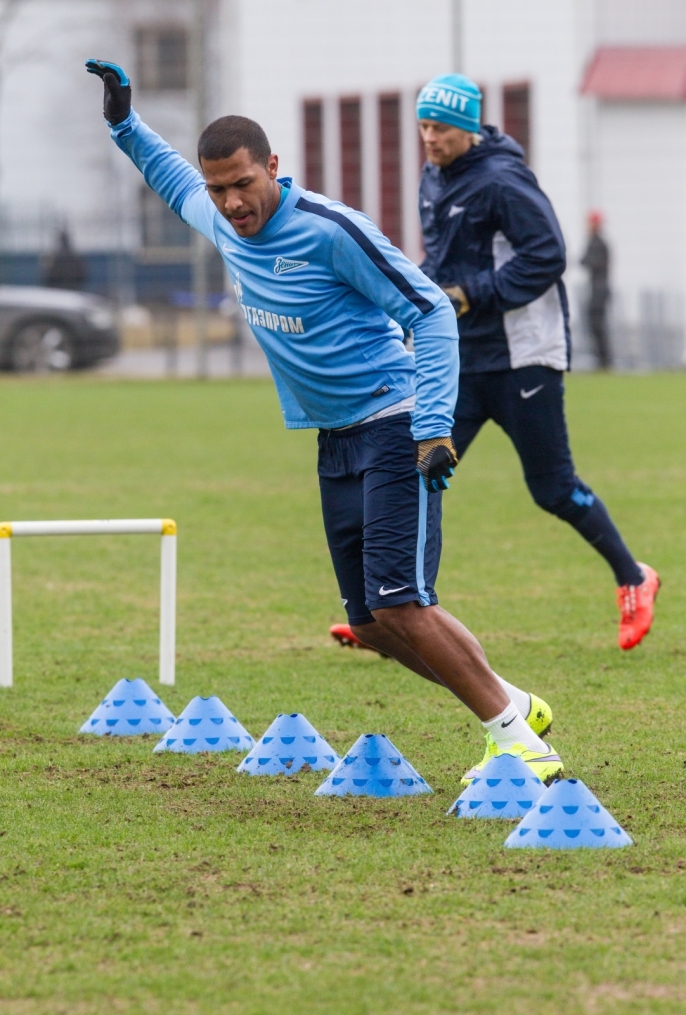 Открытая тренировка «Зенита» перед матчем с ЦСКА