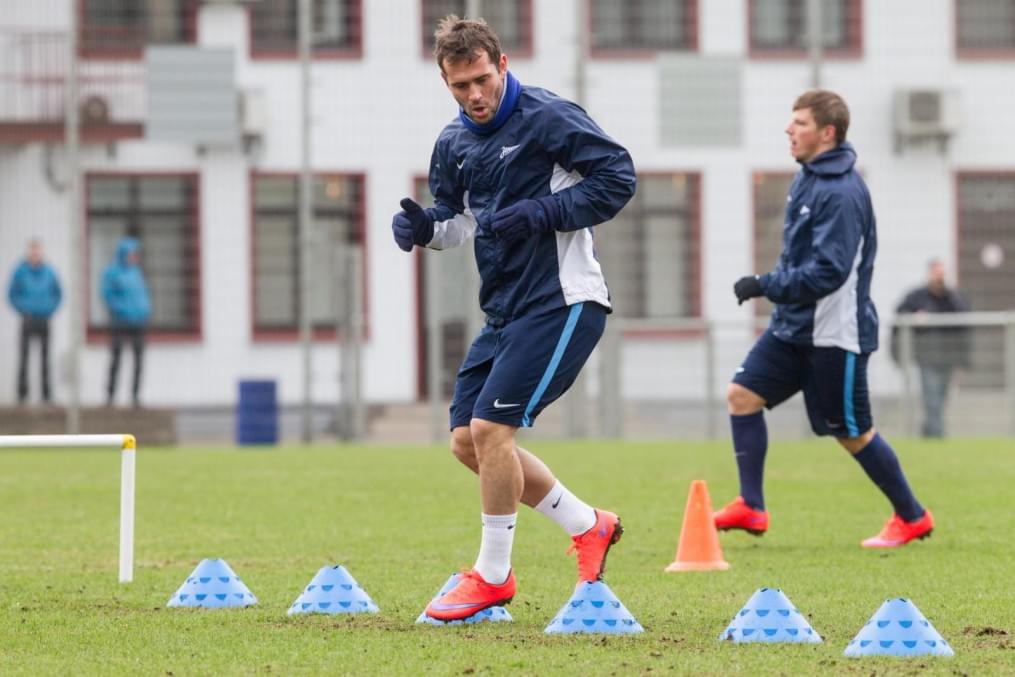 Открытая тренировка «Зенита» перед матчем с ЦСКА