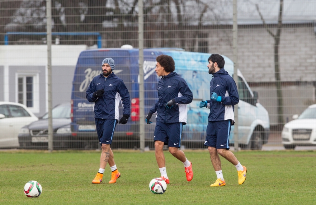 Открытая тренировка «Зенита» перед матчем с ЦСКА