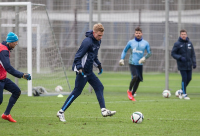 Открытая тренировка «Зенита» перед матчем с ЦСКА