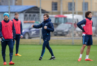 Открытая тренировка «Зенита» перед матчем с ЦСКА