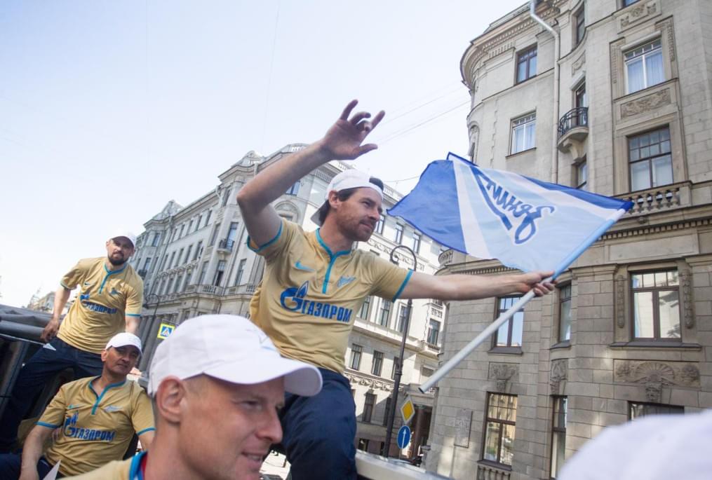Чемпионский проезд команды «Зенит»