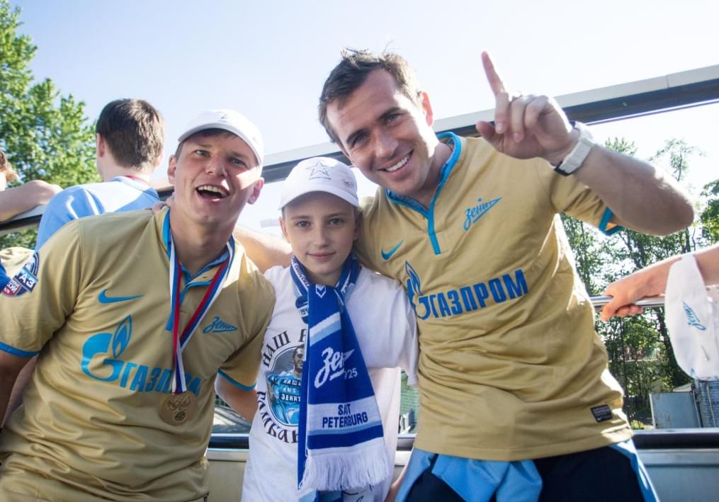 Чемпионский проезд команды «Зенит»