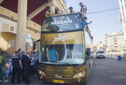 Чемпионский проезд команды «Зенит»