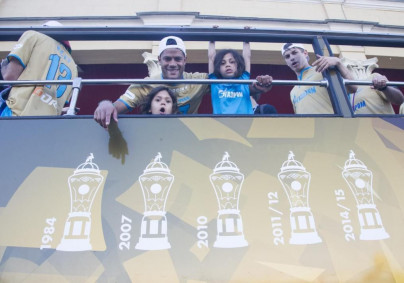 Чемпионский проезд команды «Зенит»