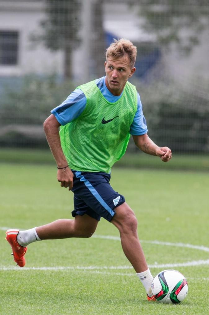 Первая предсезонная тренировка «Зенита»