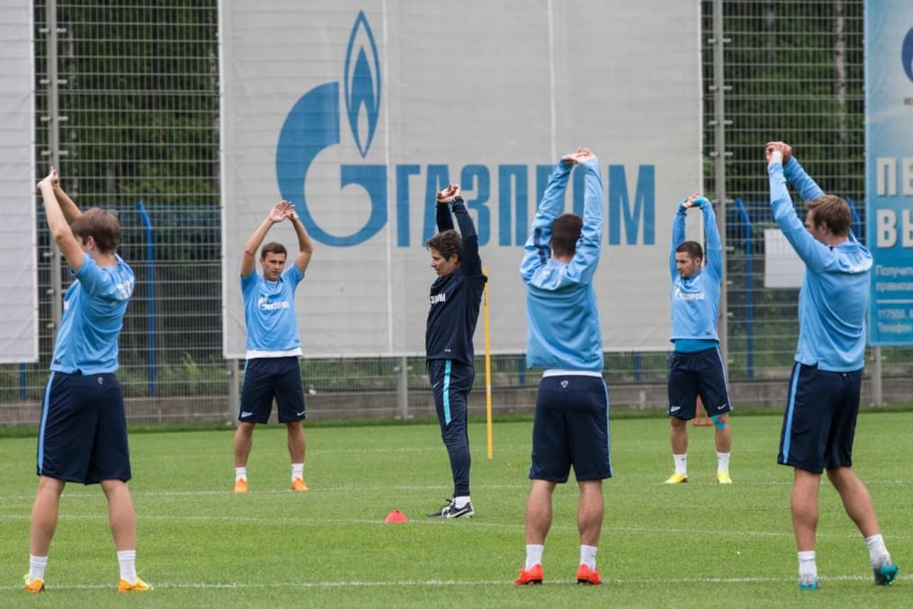 Первая предсезонная тренировка «Зенита»
