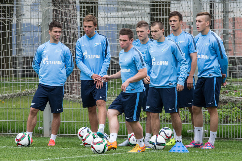 Первая предсезонная тренировка «Зенита»
