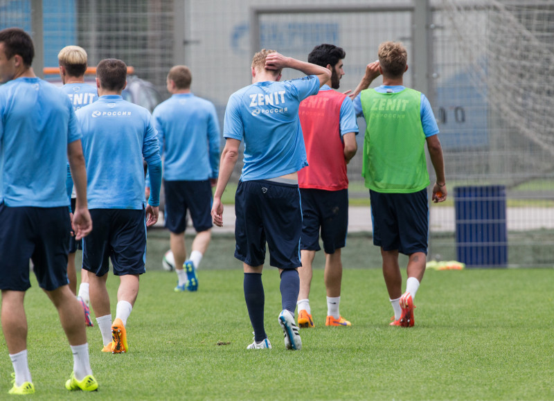 Первая предсезонная тренировка «Зенита»