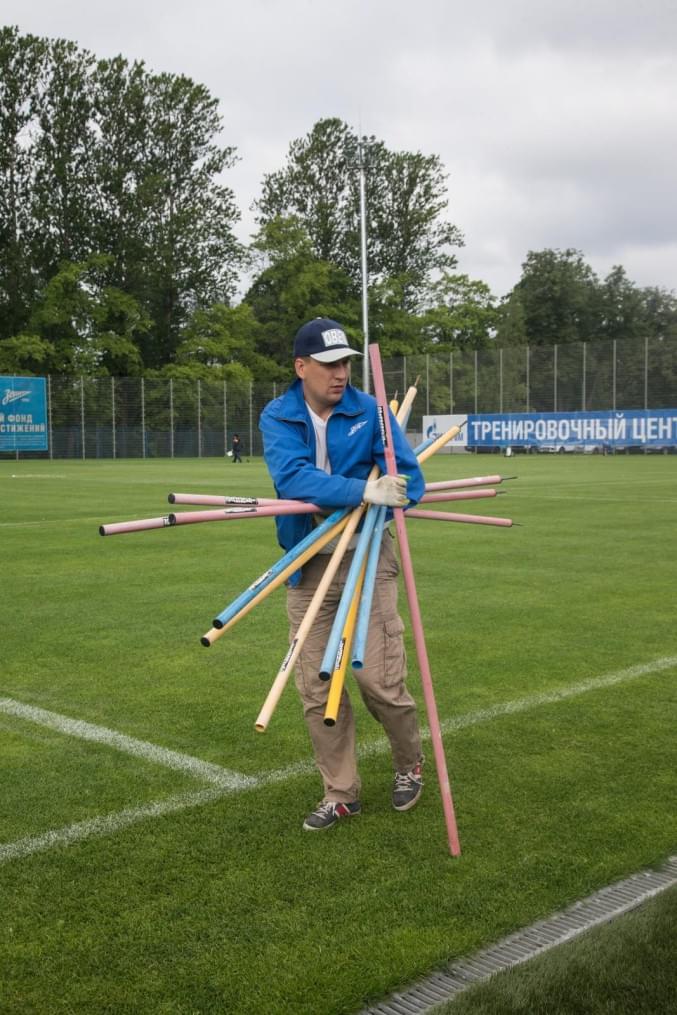 Первая предсезонная тренировка «Зенита»