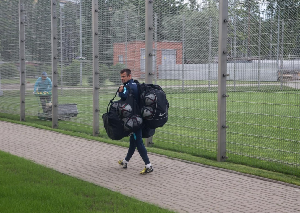 Первая предсезонная тренировка «Зенита»