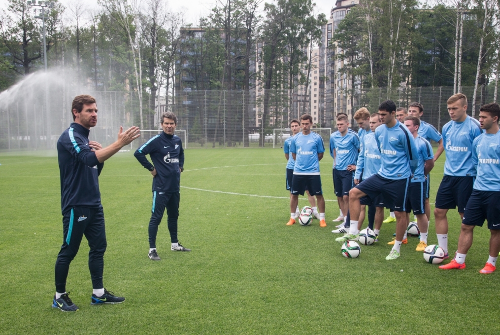 Первая предсезонная тренировка «Зенита»