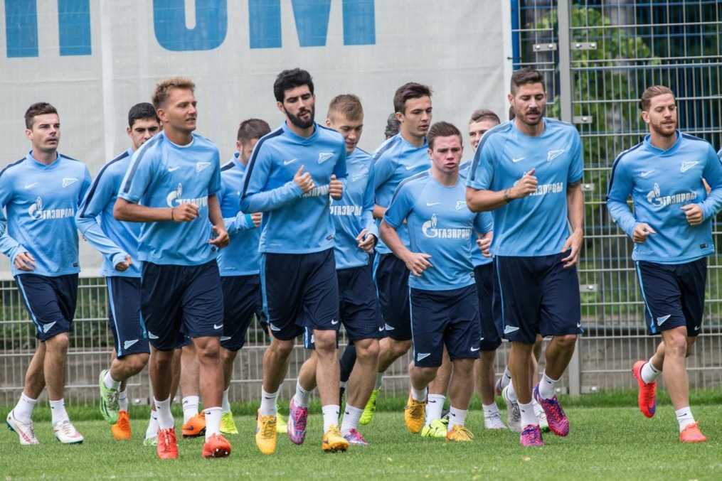 Первая предсезонная тренировка «Зенита»