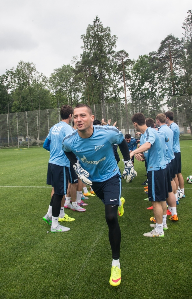 Первая предсезонная тренировка «Зенита»