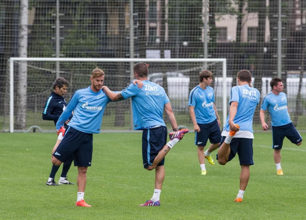 Первая предсезонная тренировка «Зенита»