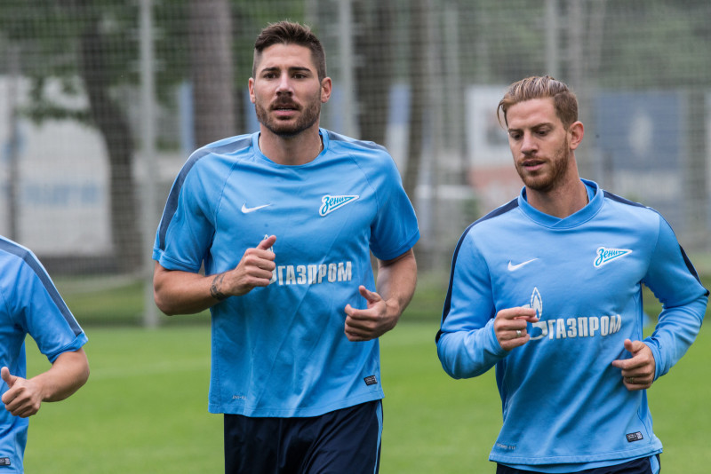 Первая предсезонная тренировка «Зенита»