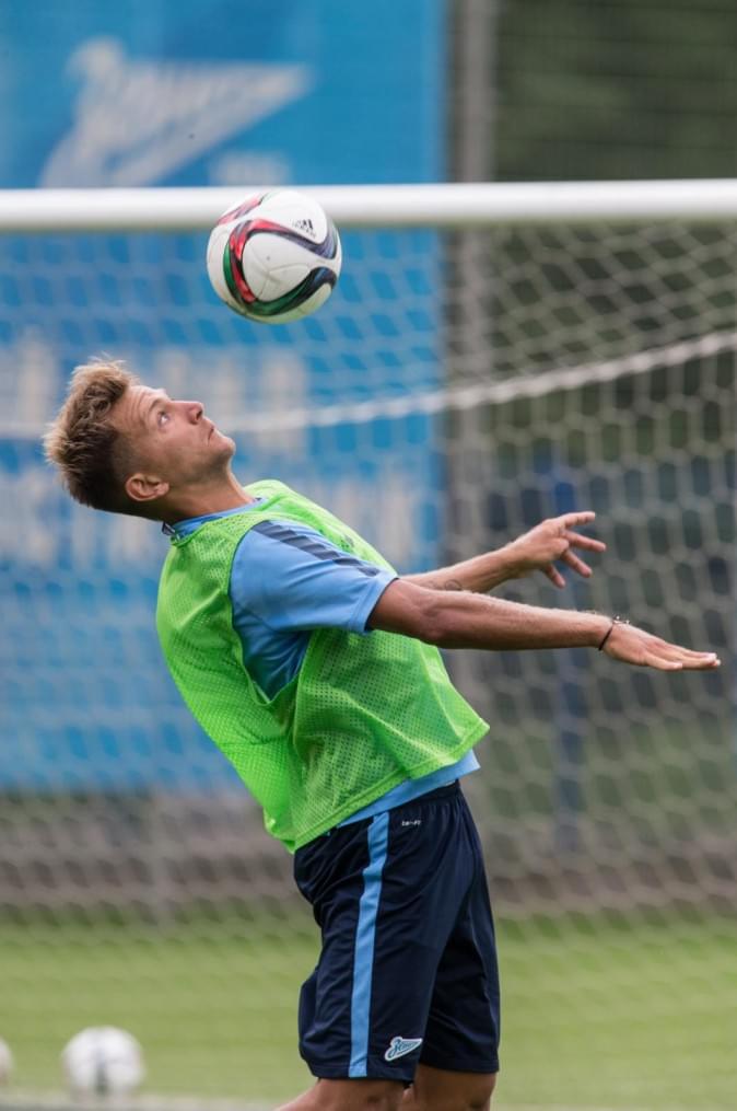 Первая предсезонная тренировка «Зенита»