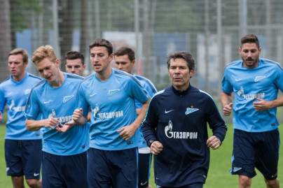 Первая предсезонная тренировка «Зенита»