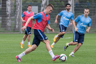 Первая предсезонная тренировка «Зенита»