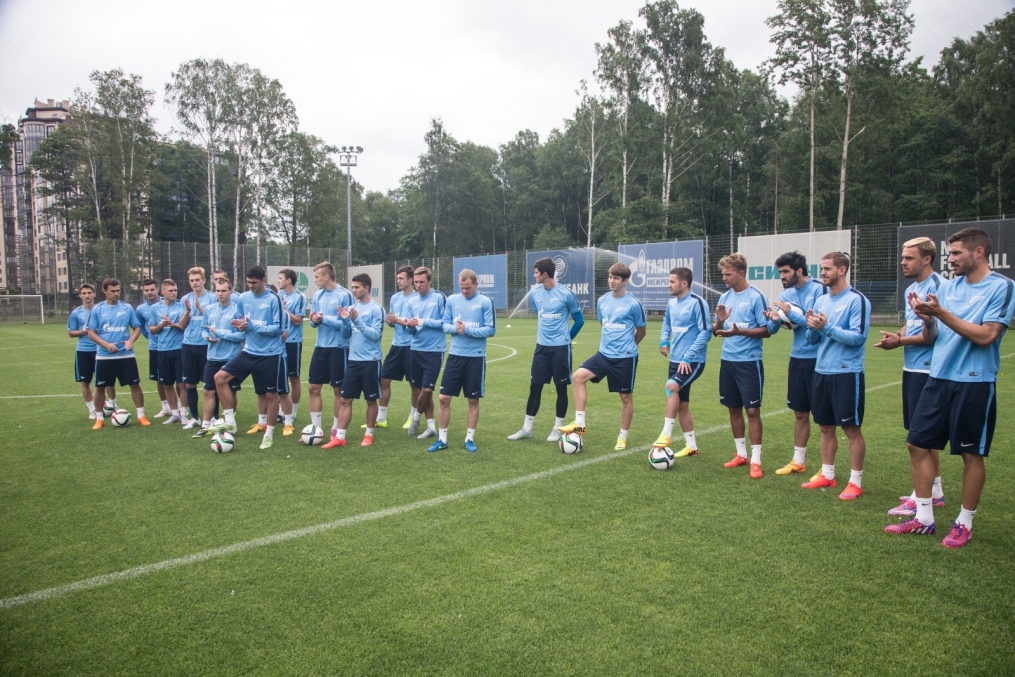 Первая предсезонная тренировка «Зенита»