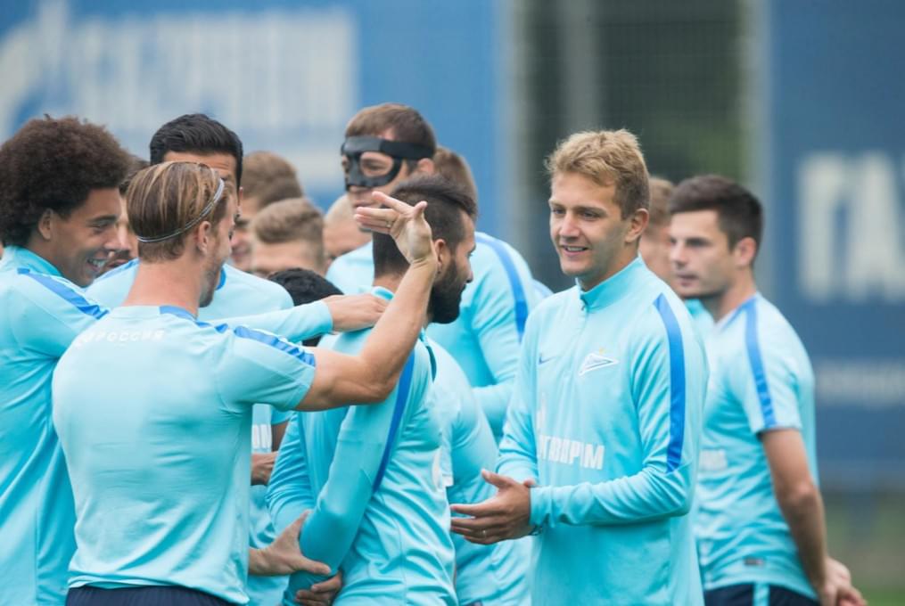 Открытая тренировка «Зенита» перед матчем с «Уфой»