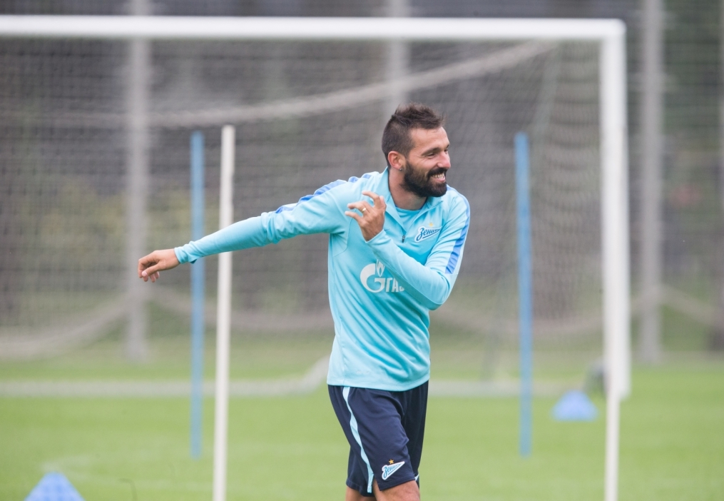 Открытая тренировка «Зенита» перед матчем с «Уфой»