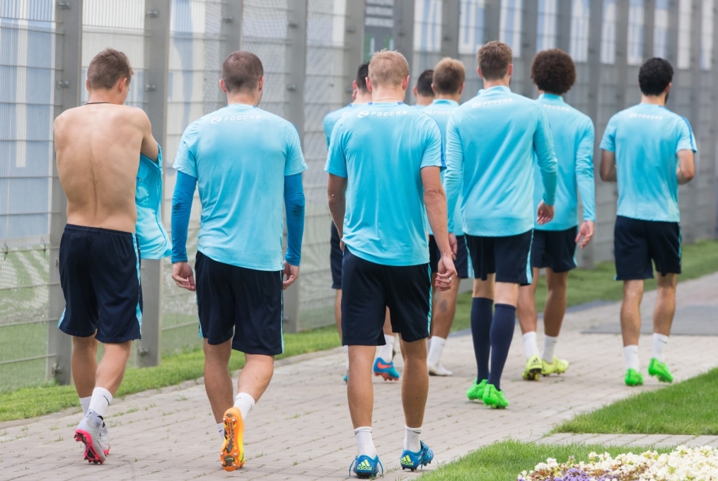 Открытая тренировка «Зенита» перед матчем с «Уфой»
