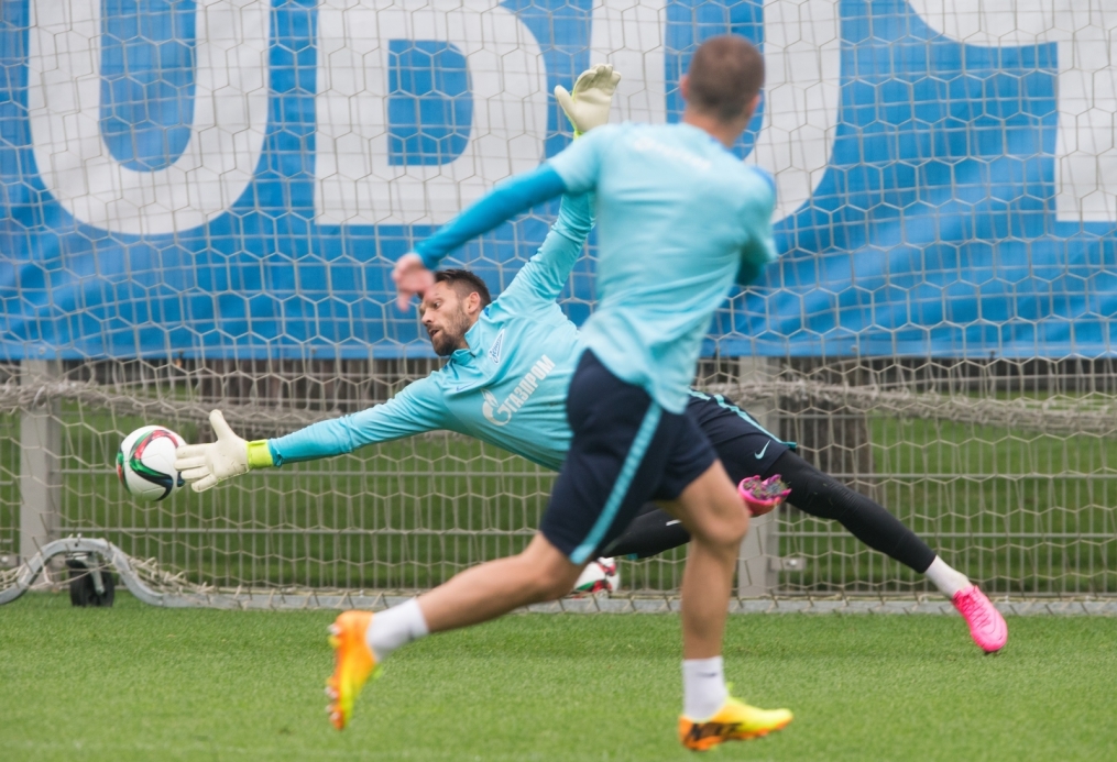 Открытая тренировка «Зенита» перед матчем с «Уфой»